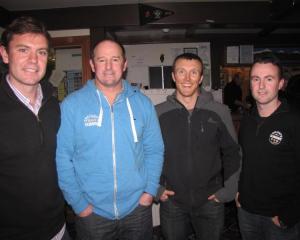 Damian Petre, Hayden Finch, Dave Fahey, all of Queenstown, and Nigel Smith, of Dunedin.