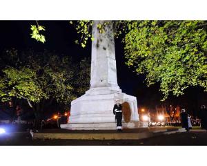 Dawn service at the Queens Gardens, Dunedin. Photo by Craig Baxter.