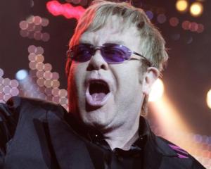Elton John in concert earlier this month. Photo by Reuters.