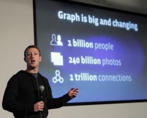 Facebook founder Mark Zuckerberg introduces a new feature to the world's most popular social...