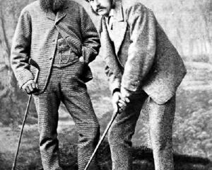 Golfing pioneers Old Tom Morris and Young Tom Morris about 1870-75. Photos by Gary Newkirk...
