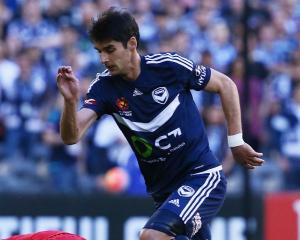 Gui Finkler in action for Melbourne Victory Photo Getty