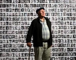 Hampden resident Colin Jack stands at a wall of remembrance at the Toitu Otago Settlers Museum,...