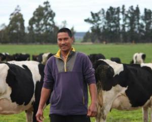 Joseph Alegado has worked for Duntroon dairy farmers Geoff and Jan Keeling for the past four...