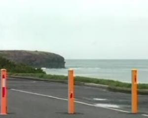 Bollards on John Wilson Ocean Drive.