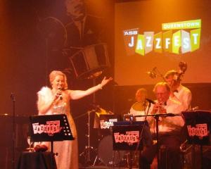Kiri Winders and her 1940s Jazz Club captivate the Queenstown audience at Memorial Hall on...