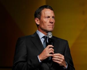 Lance Armstrong makes an appearance his cancer-fighting charity LIVESTRONG's 15th anniversary...