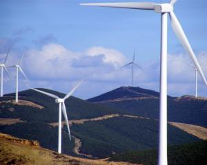 Meridian Energy's White Hill wind farm near Mossburn in northern Southland, one of seven such...