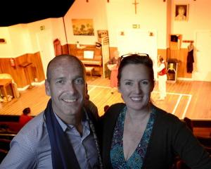 New Fortune Theatre general manager Nicholas McBryde and artistic director Lara Macgregor at a...