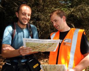 niversity of Otago researcher and masters student Robert Schadewinkel (left) and Animal Health...