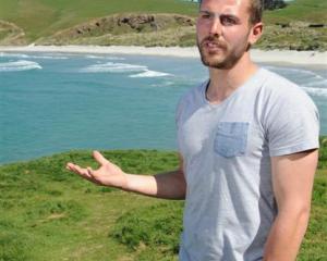 Otago United footballer Victor Da Costa has been working as a volunteer at Penguin Place on the...