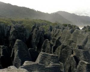 Pancake Rocks, Punakaiki, one of the images from <i>In Search of Ancient New Zealand.</i>