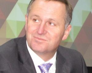 Prime Minister John Key at the Trenz tourism expo in Queenstown yesterday. Photo James Beech