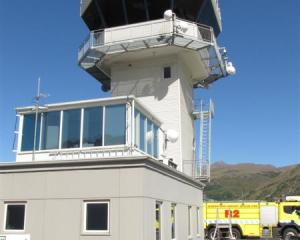 Queenstown Airport control tower. Photo by James Beech.
