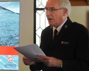 Salvation Army addictions and supportive accommodation rural manager Auxiliary Captain Gerry...