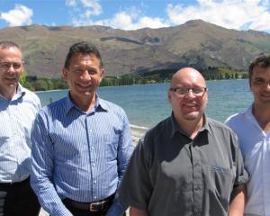 Smart Environmental businessmen Mark Lawson, of Auckland, Grahame Christian, of Auckland, Peter...