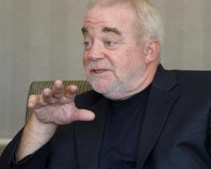 Social justice campaigner the Rev Jim Wallis in Dunedin yesterday. Photo by Gregor Richardson.