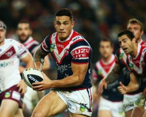 Sonny Bill Williams, the Sydney Roosters' player of the year.
