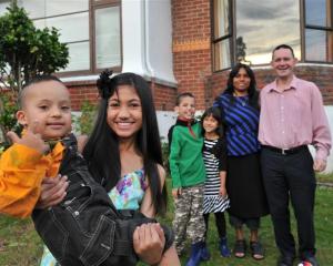 The Budget announcement yesterday  revealed few benefits for the Ritchie family (from left)...