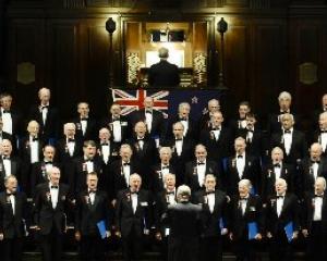 The Dunedin RSA Choir performs at the Dunedin Town Hall earlier this year. Photo by Gregor...