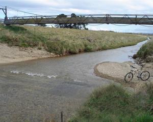 The Gladfield Rd ford across the Silverstream. This is usually a fun splash, which is easily...