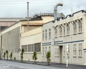 The Hillside Engineering Workshops in Hillside Rd, South Dunedin. Photo by Gerard O'Brien.