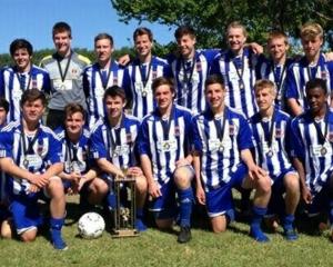 The Mosgiel under-19 football team, which won an invitational tournament in Christchurch at...