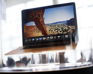 The new Macbook Air Pro is pictured during the Apple Worldwide Developers Conference 2012  in San...