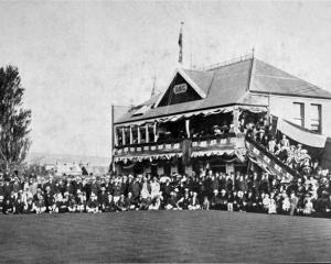 The opening of the bowling season on October 3 at the Dunedin Bowling Club green in Cumberland...