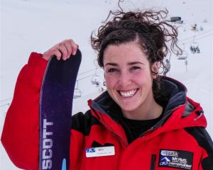 The Remarkables Ski Area host Megan Burke. Photo by The Remarkables.