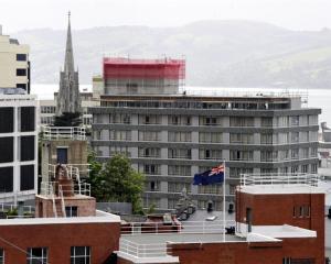 The rooftop extension of the Scenic Hotel Group's Hotel Dunedin City, on the corner of Princes...