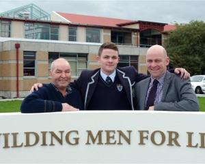 Three generations of the Munro family (from left) George (74), grandson Casey (17) and son Darren...