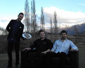 Twin Rivers trio (from left) marketing manager  Dave Hockly, managing director Ben McGill and...