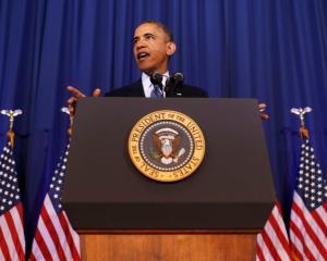 US President Barack Obama speaks about his administration's counterterrorism policy at the...