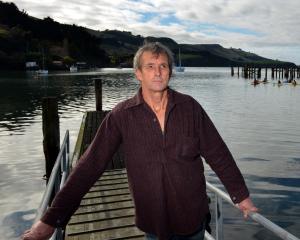 Vision Port Chalmers chairman Bill Brown at Fisherman's wharf, one of the wharves around Otago...