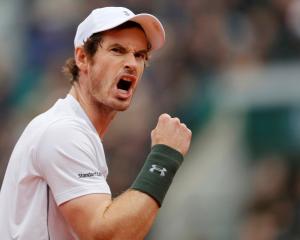 Andy Murray: 'I am extremely proud. I played one of my best claycourt matches today.' Photo Reuters