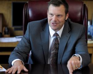 Kansas Secretary of State Kris Kobach. Photo: Reuters