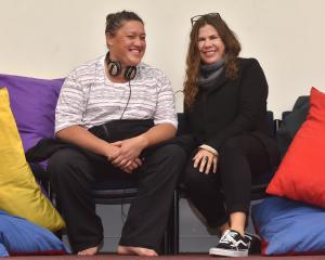 Fringe Festival Dunedin play Stories to Heal Violence producer and actor Fran Kewene (left) and...