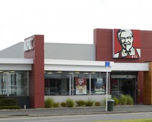 KFC in Great King St North, where today's strike is planned. PHOTO: Gerard O'Brien