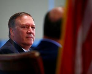 Central Intelligence Agency Director Mike Pompeo speaks at The Center for Strategic and International Studies in Washington. Photo: Reuters
