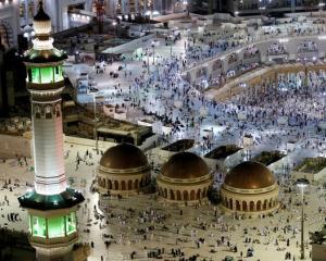The Grand Mosque in the Saudi Arabian holy Muslim city of Mecca. Photo: Reuters