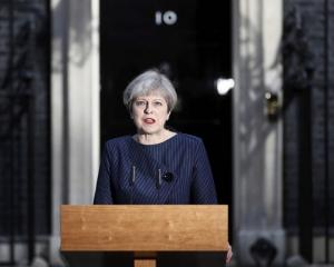 British Prime Minister Theresa May called for an early election on June 8, saying the government had the right plan for negotiating the terms of Britain's exit from the European Union. Photo: Reuters