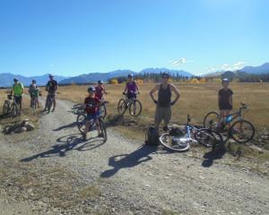 A family that cycles together. Photo: Natalie Yule Yeoman.