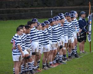 Otago Boys’ High School 1st rugby XV.