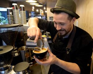 Max Baldoni (30) is from Argentina and works at Insomnia (formerly Strictly Coffee). Photo: Linda...