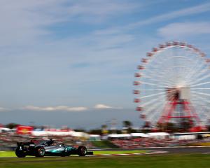 Lewis Hamilton has taken out the Japan Grand Prix. Photo:Getty Images