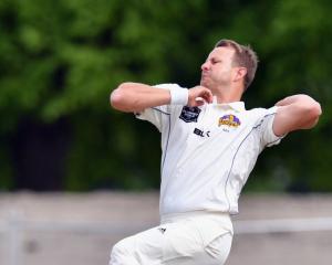 Neil Wagner of Otago runs in to bowl during a Plunket Shield match. Photo: Getty Images