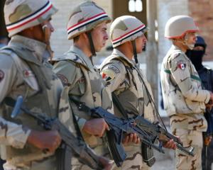 Military forces are seen in North Sinai. Photo: Reuters