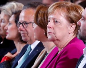 German Chancellor Merkel attends the national integration prize ceremony at the Chancellery in...
