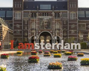 The giant letters were removed from their place in front of the Rijksmuseum this week after they...